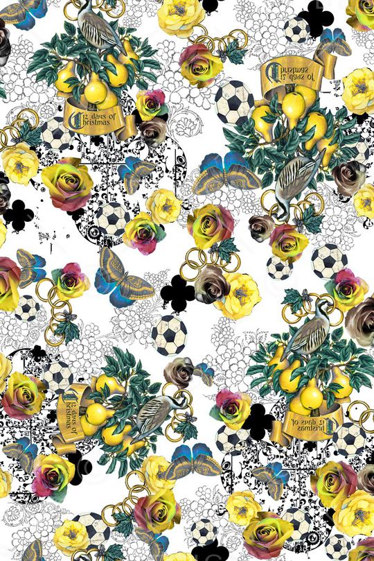 欧式复古印花华亿平台图片