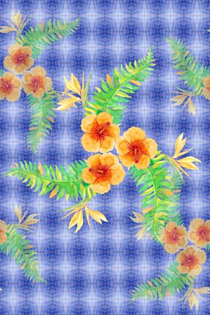 几何炫彩印花华亿平台图片