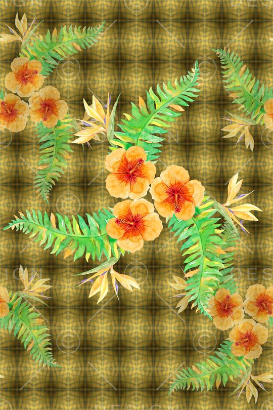 几何炫彩印花华亿平台图片