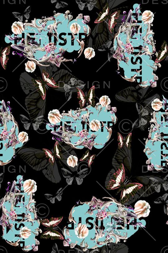 抽象印花华亿平台图片