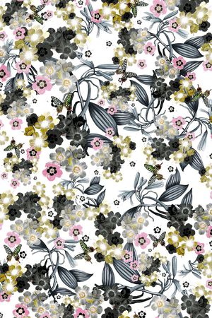 花朵印花华亿平台图片