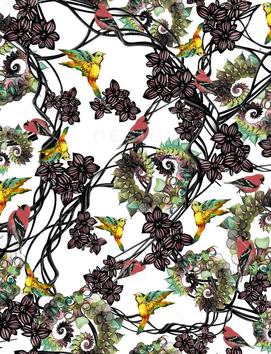 花朵印花华亿平台图片