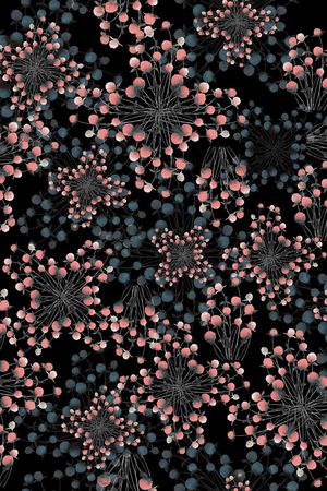 抽象几何印花华亿平台图片