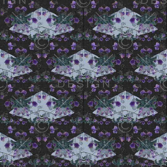 抽象几何印花华亿平台图片