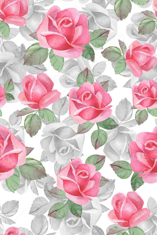 玫瑰印花华亿平台图片