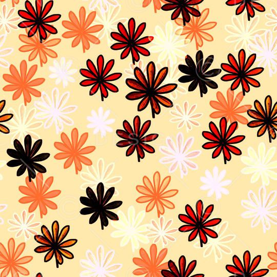 时尚花卉印花华亿平台图片