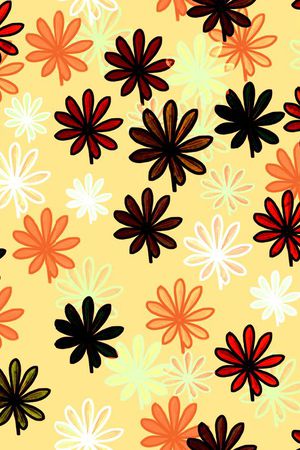 时尚花卉印花华亿平台图片