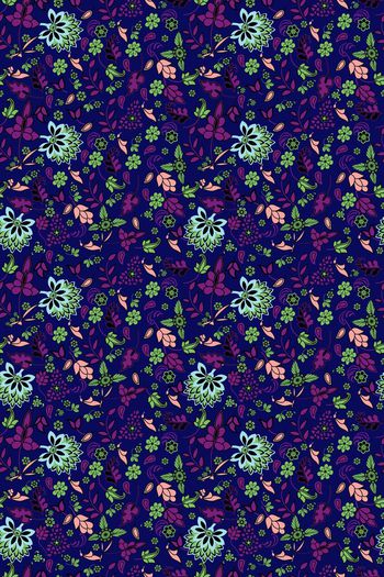 672865-民族风小碎花 宝蓝底