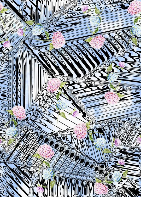 几何印花华亿平台图片