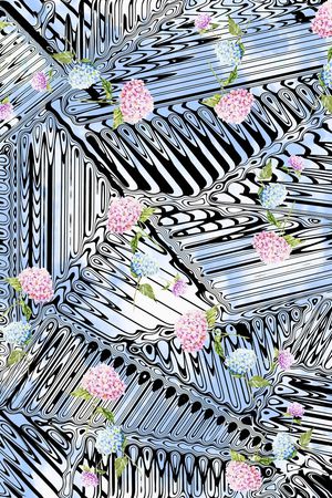 几何印花华亿平台图片