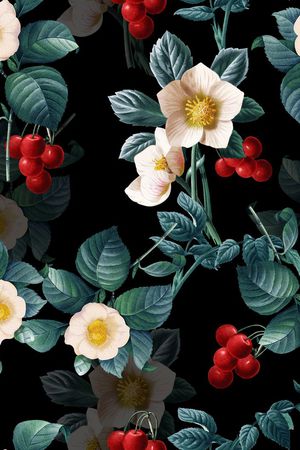 植物印花华亿平台图片