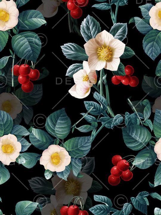 植物印花华亿平台图片