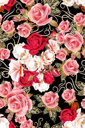 乱花印花华亿平台图片