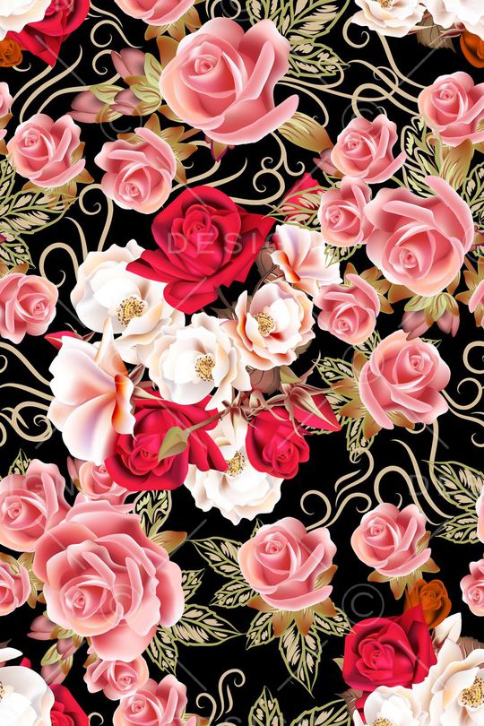 乱花印花华亿平台图片