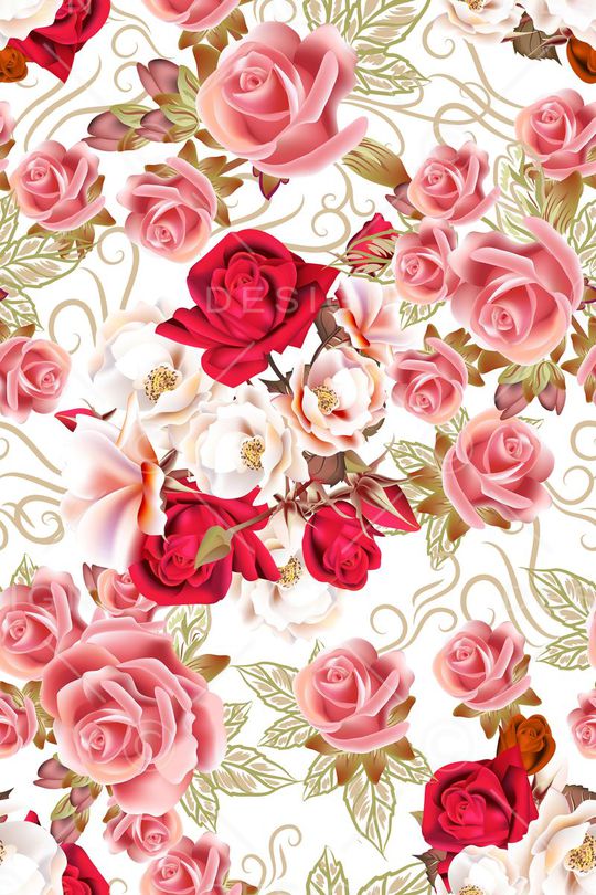 乱花印花华亿平台图片