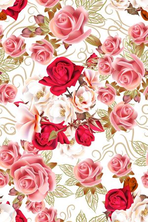 乱花印花华亿平台图片