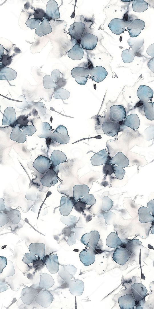 素雅花卉印花华亿平台图片