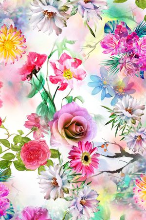 清爽印花华亿平台图片