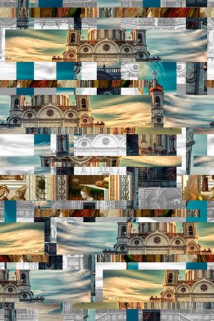 抽象印花华亿平台图片