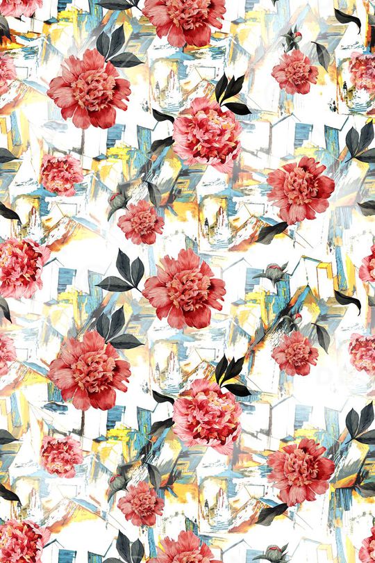 流行时尚印花华亿平台图片