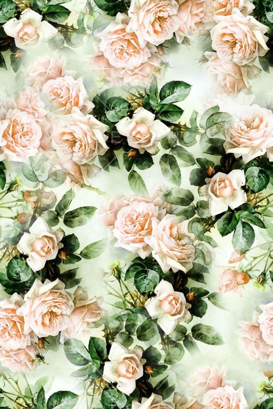 手绘水彩印花华亿平台图片