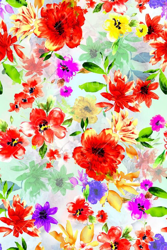 水彩印花华亿平台图片