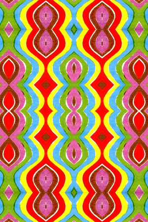 民族风条纹印花华亿平台图片