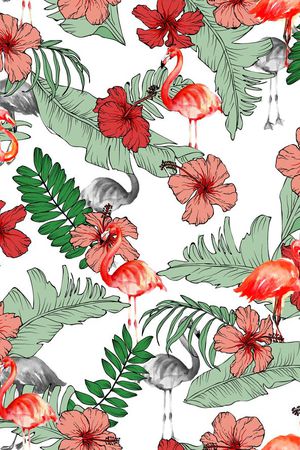 棕榈叶印花华亿平台图片