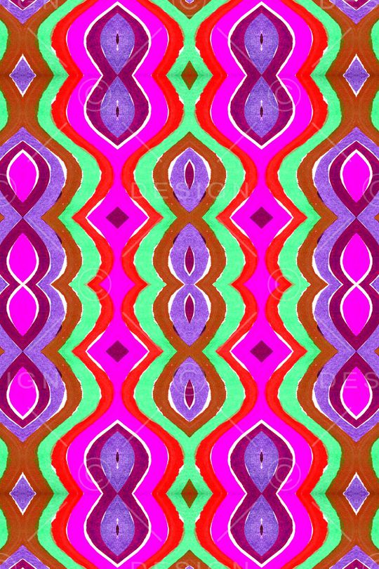 民族风条纹印花华亿平台图片