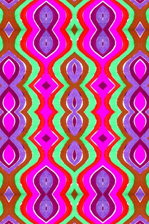 民族风条纹印花华亿平台图片