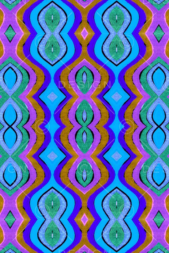 民族风条纹印花华亿平台图片