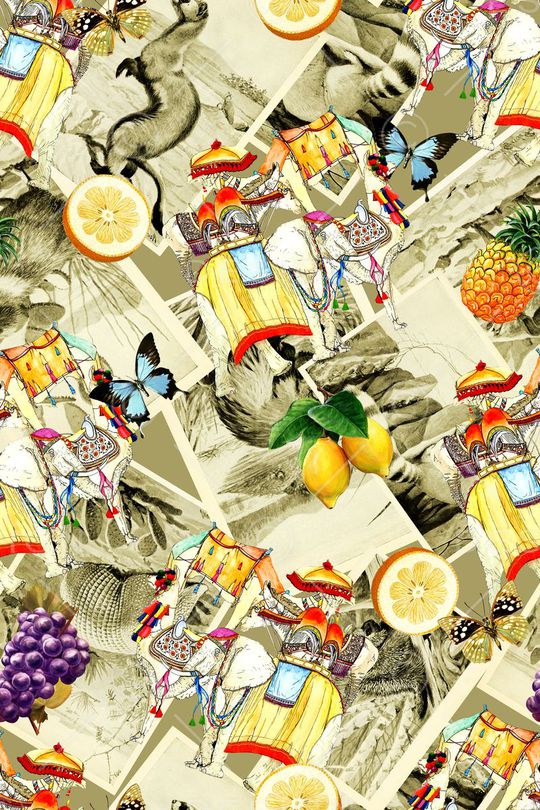 抽象印花华亿平台图片