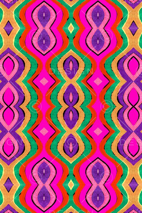 民族风条纹印花华亿平台图片