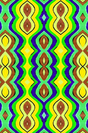 民族风条纹印花华亿平台图片