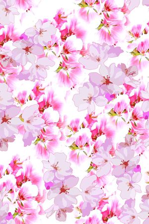 水彩风格花卉印花华亿平台图片