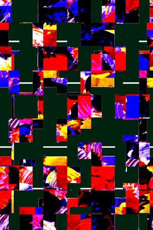 几何印花华亿平台图片