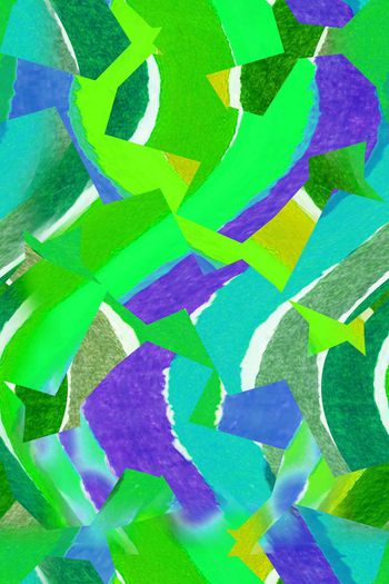 673290-块面条纹艺术色块