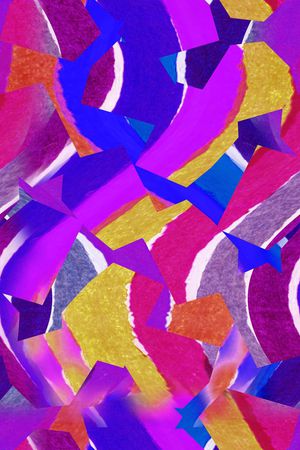 民族风条纹印花华亿平台图片