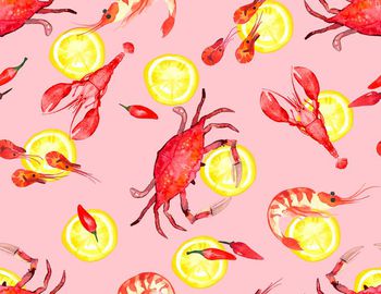 673318-柠檬小龙虾海鲜-D