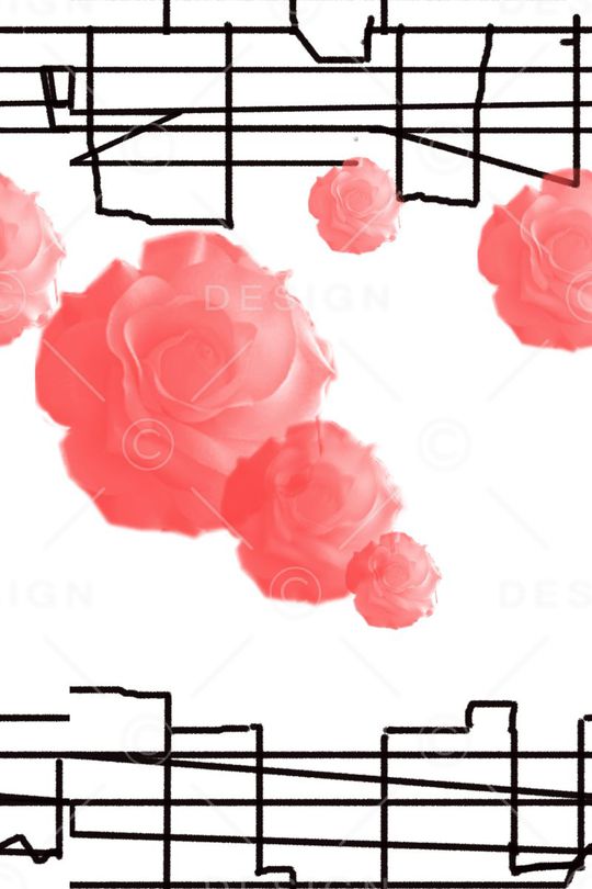 花卉图案印花华亿平台图片