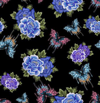 673350-D&G刺绣蝴蝶-A