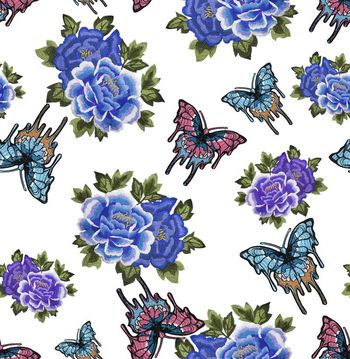 673352-D&G刺绣蝴蝶-C