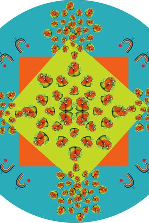 儿童卡通地毯印花华亿平台图片