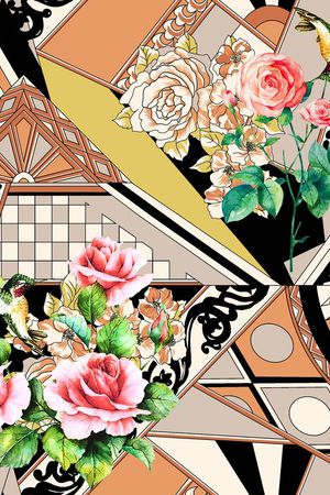 花朵印花华亿平台图片