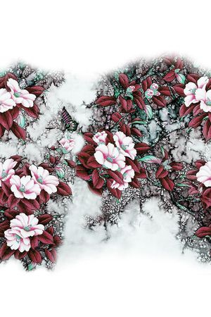 花朵印花华亿平台图片