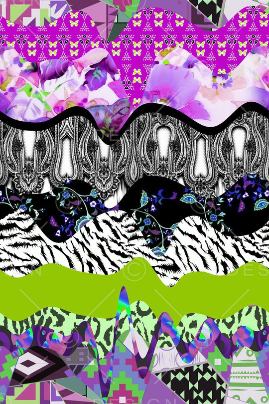 波西米亚印花华亿平台图片