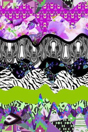 波西米亚印花华亿平台图片