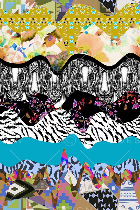 波西米亚印花华亿平台图片