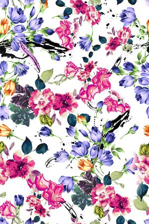 乱花印花华亿平台图片