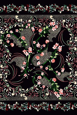 花朵印花华亿平台图片